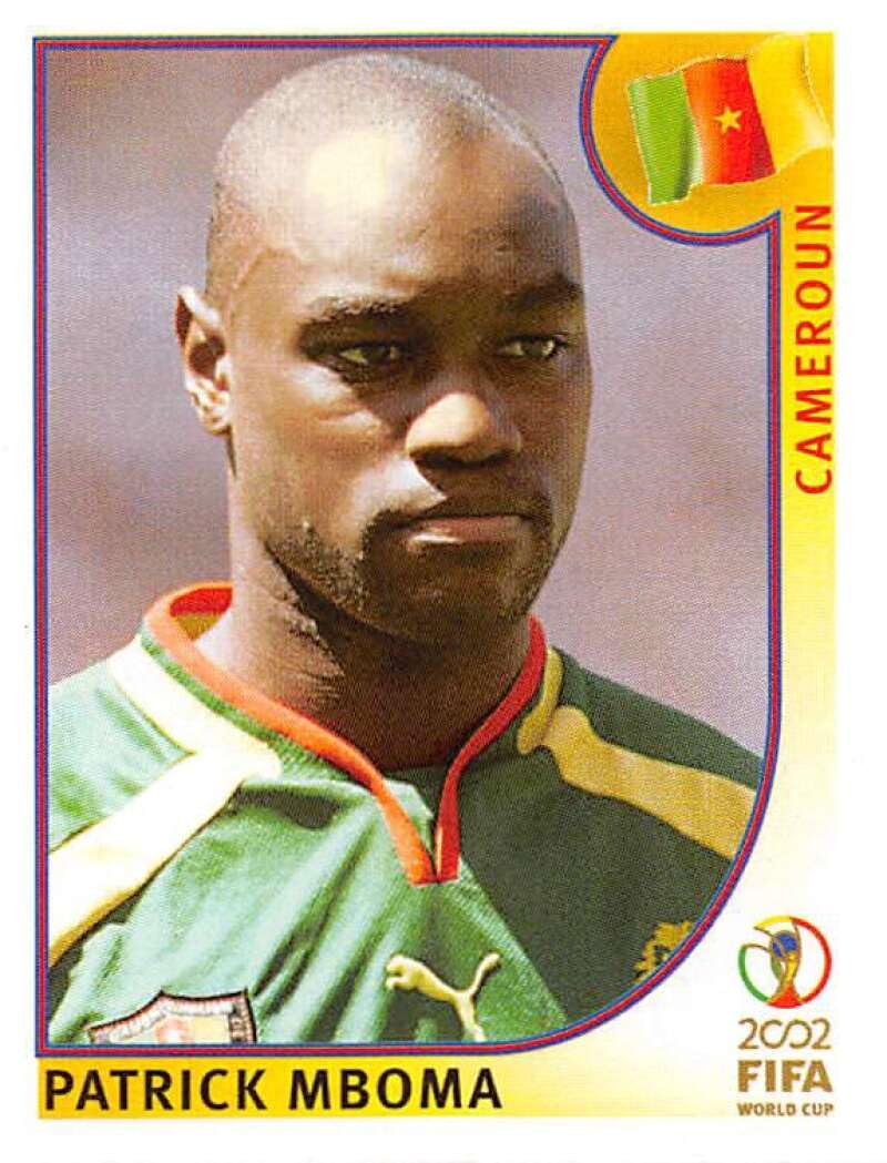 Amazon.com: 2002 Panini World Cup Stickers #382 Patrick Mboma